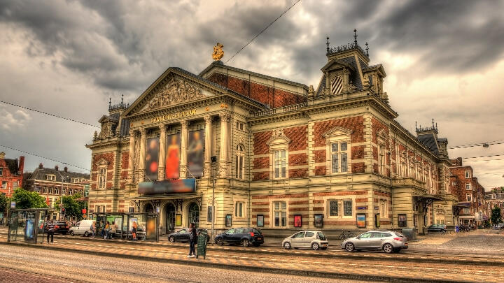 Das Theater Concertgebouw in Amsterdam von außen