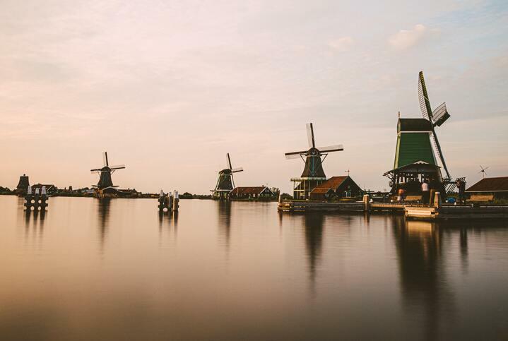 Molinos de viento en Zaanse Schans