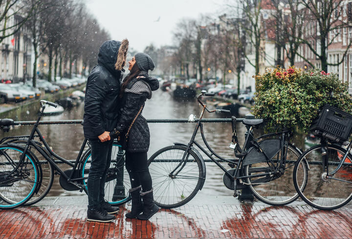 Lluvia en Ámsterdam