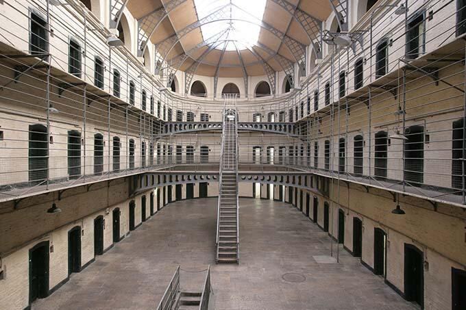 Kilmainham Gaol. Las mejores atracciones de Dublín.
