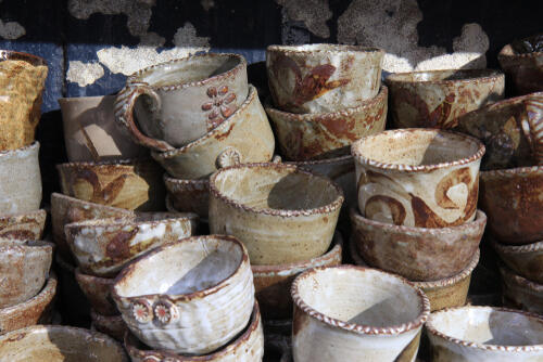 Hand made ceramics in Insadong Hanok Village, Seoul