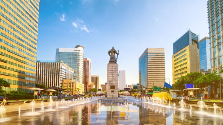 Seoul in March