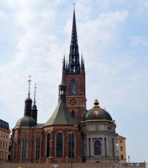 Church spire in Stockholm