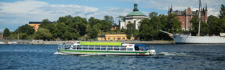 Hop-On Hop-Off boat tour in Stockholm