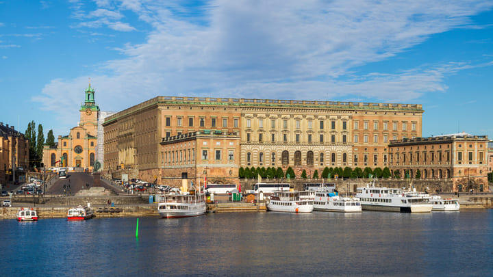 The Royal Palace in Stockholm's old town