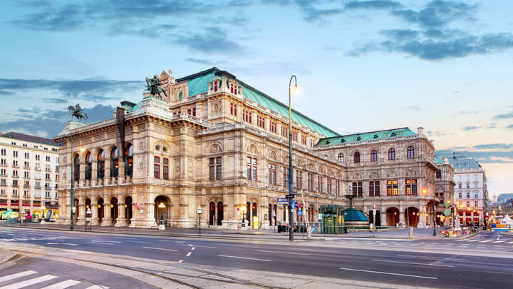 The Vienna State Opera.