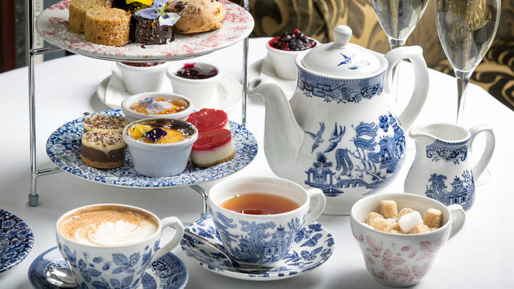 A traditional English afternoon tea.