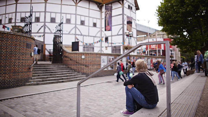 Shakespeare's Globe on the South Bank, London.