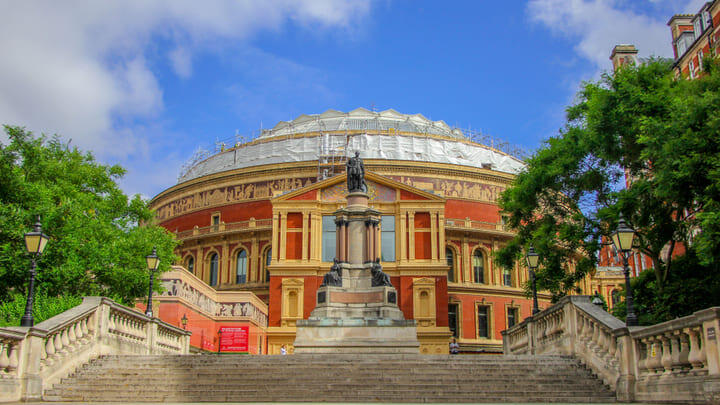 The Royal Albert Hall in Kensington, London.