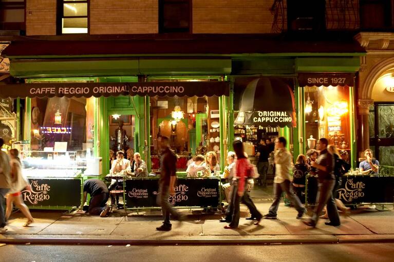 Greenwich Village at Night