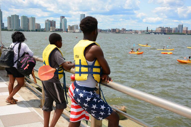 Kayaking on the Hudson River