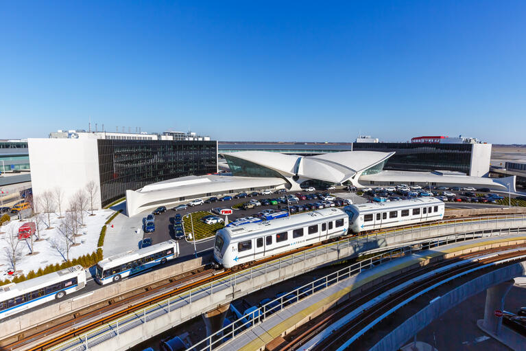 L'aéroport JFK à New York