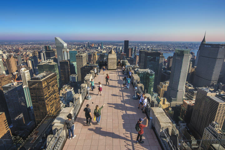 top of the rock