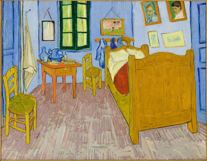 El dormitorio en Arles, Van Gogh. Qué ver en el Museo D'Orsay.