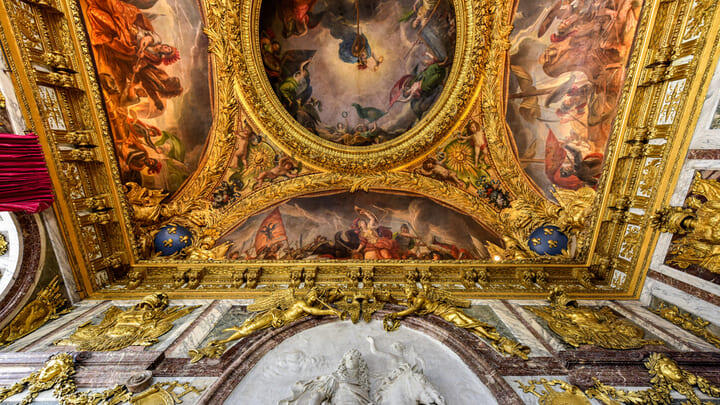 Freskomalerei im Schloss von Versailles