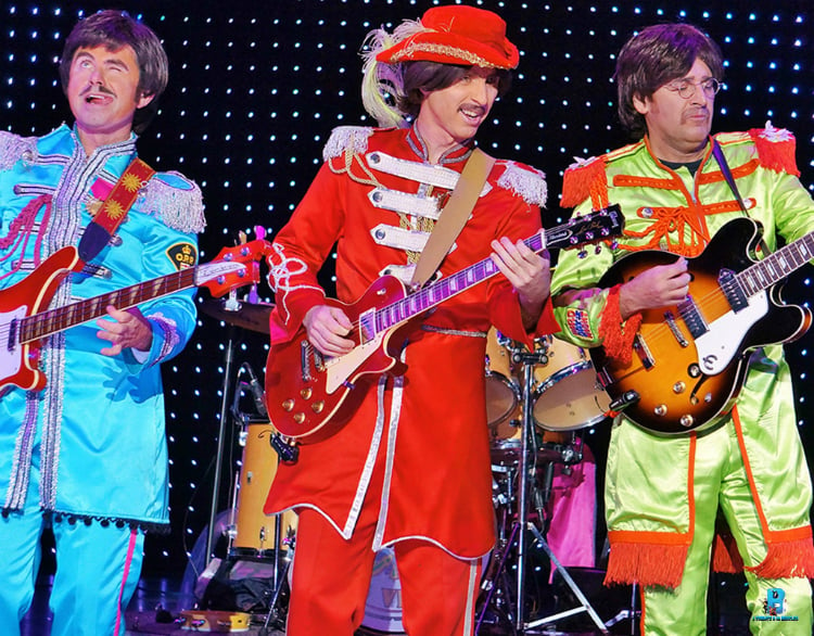 The tribute to the Beatles show in Las Vegas
