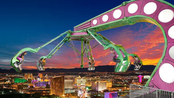 Insanity Thrill Ride on top of the Las Vegas Observation Tower