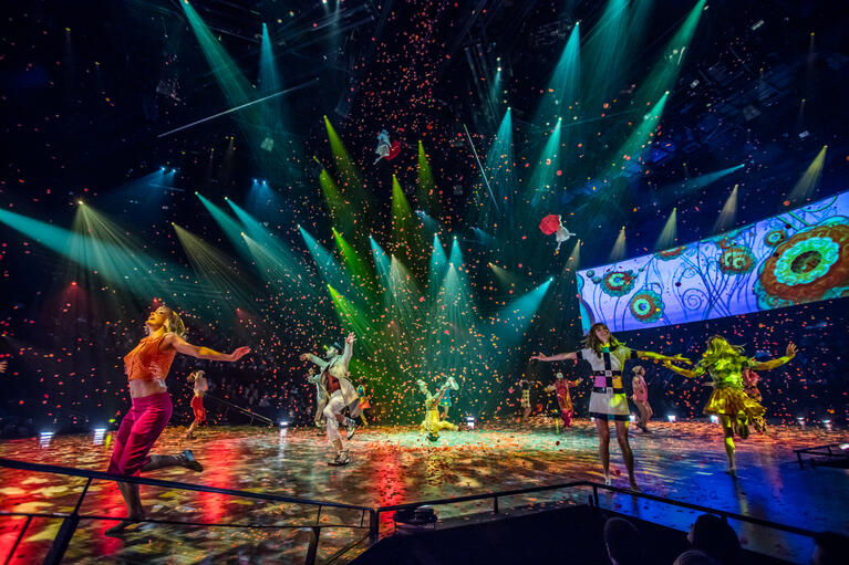 An immersive Cirque du Soleil show in Las Vegas