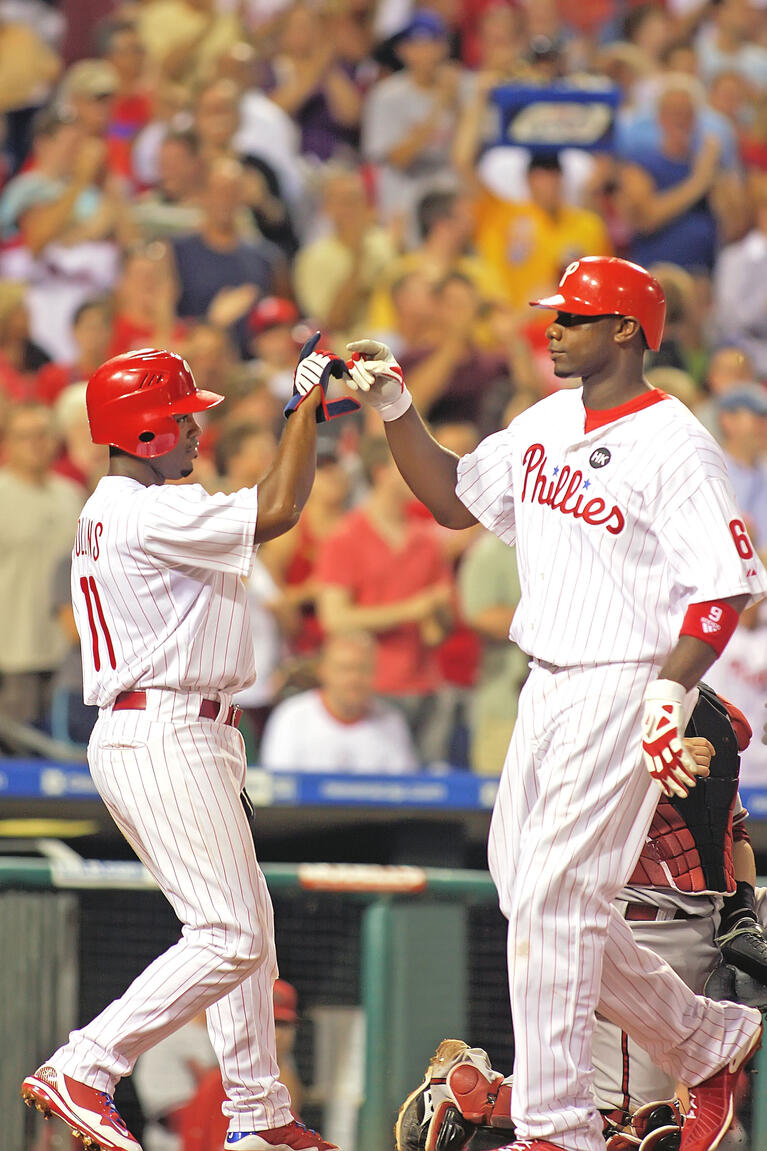 Celebrations for the Phillies baseball team