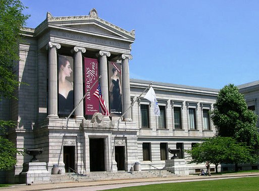 The beautiful Museum of Fine Arts