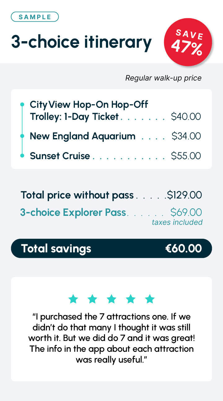 Boston Itinerary exp