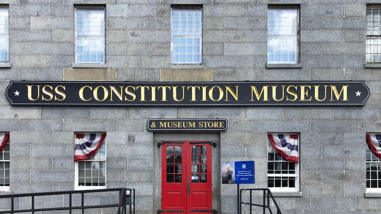 Exterior of the USS Constitution Museum