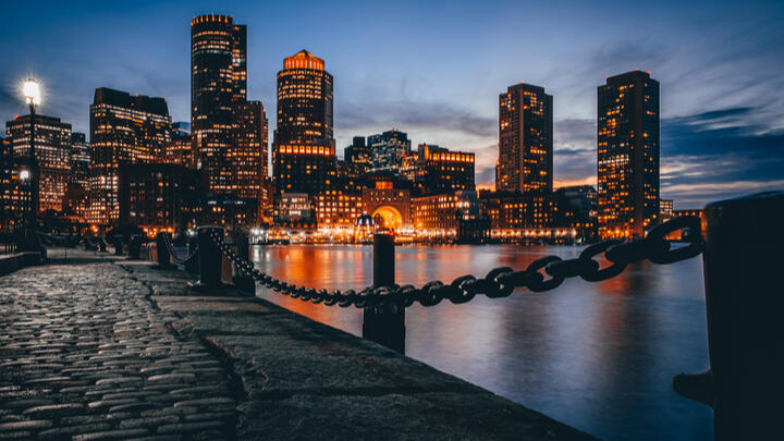 boston at night