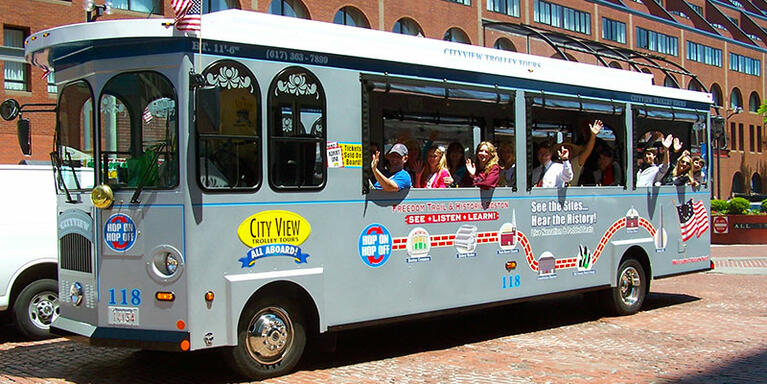 Ruta turística en trolebús Boston