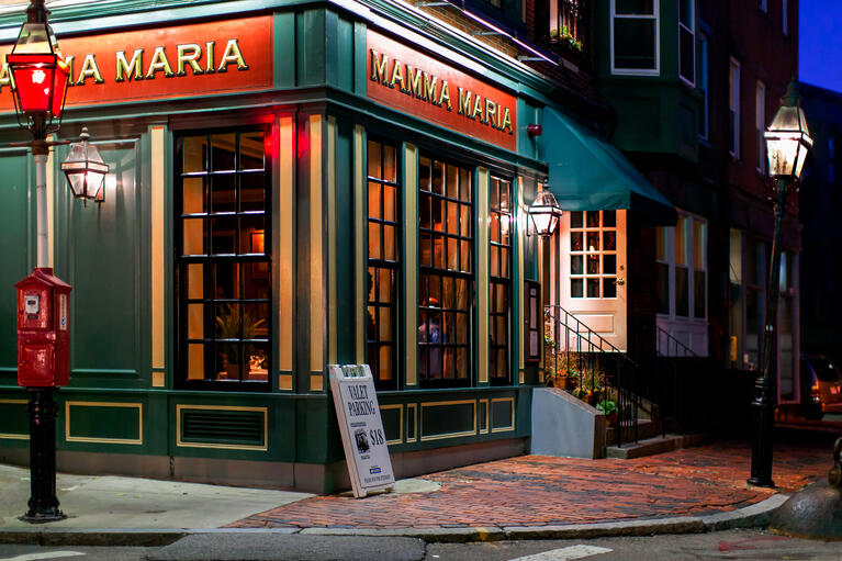 Le restaurant Mamma Maria