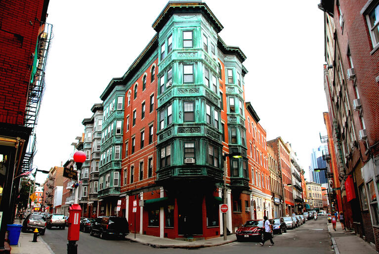 Dans le quartier de Little Italy