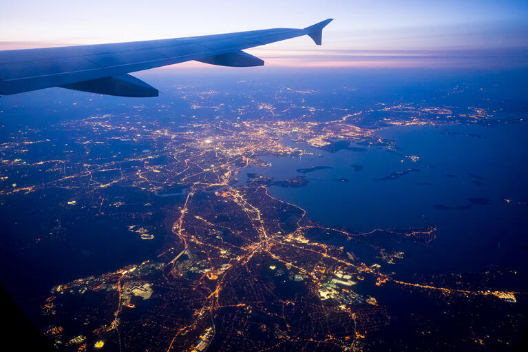Boston, depuis le ciel !