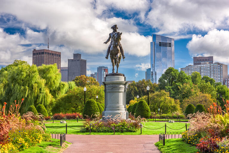 Le Public Garden de Boston