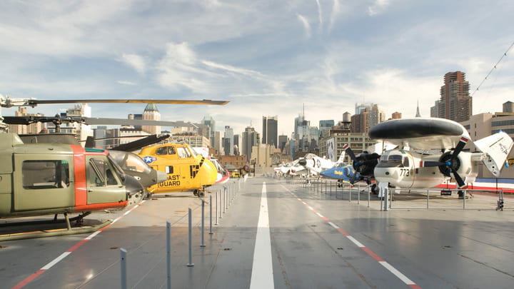Das Intrepid See-, Luft- und Raumfahrtmuseum