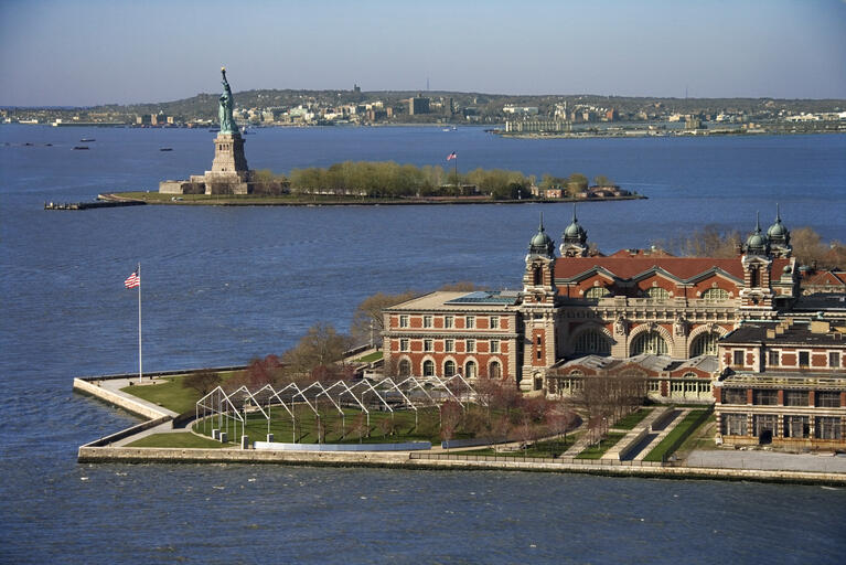 Ellis Island et la Statue de la Liberté