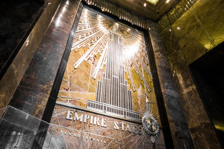 Vestíbulo del Empire State Building, Nueva York