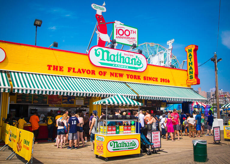 Nathan's Hot Dogs Coney Island