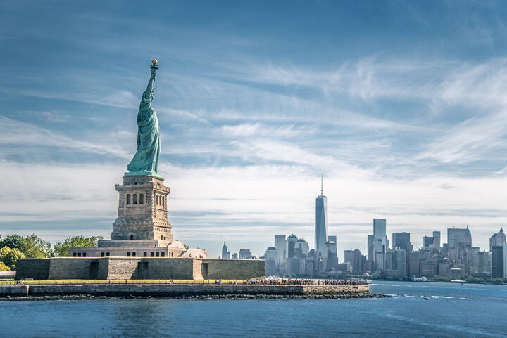 La Estatua de la Libertad en Nueva York
