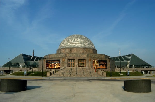 The Adler Planetarium in Museum Campus in Chicago