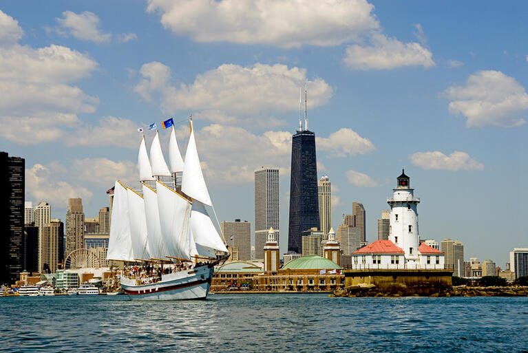 tall ship windy