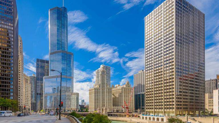 Some of the buildings in Chicago's Loop