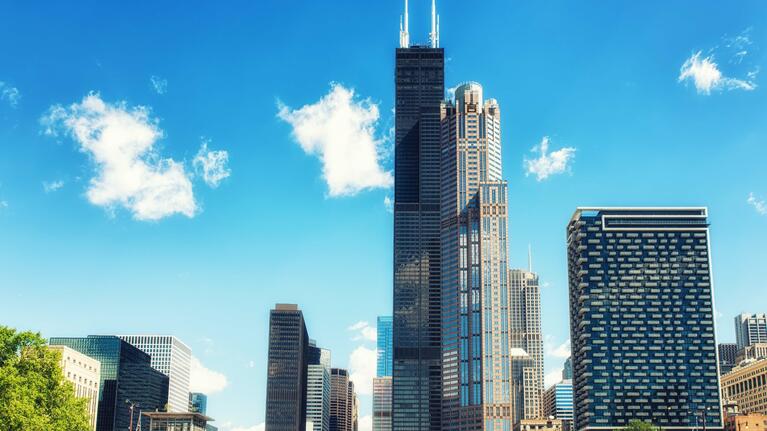Chicago skyline with the Willis Tower