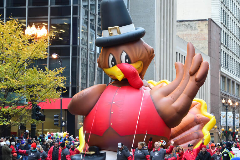 La parade de Thanksgiving à Chicago