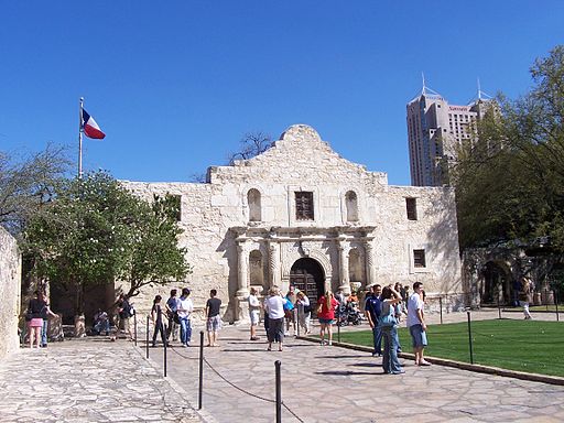 The Alamo front view