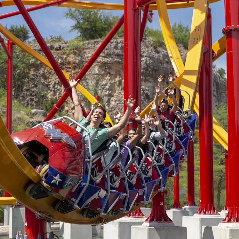 Six Flags Rollercoaster