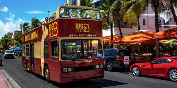 24-Hour Hop-On Hop-Off Tour Bus Miami