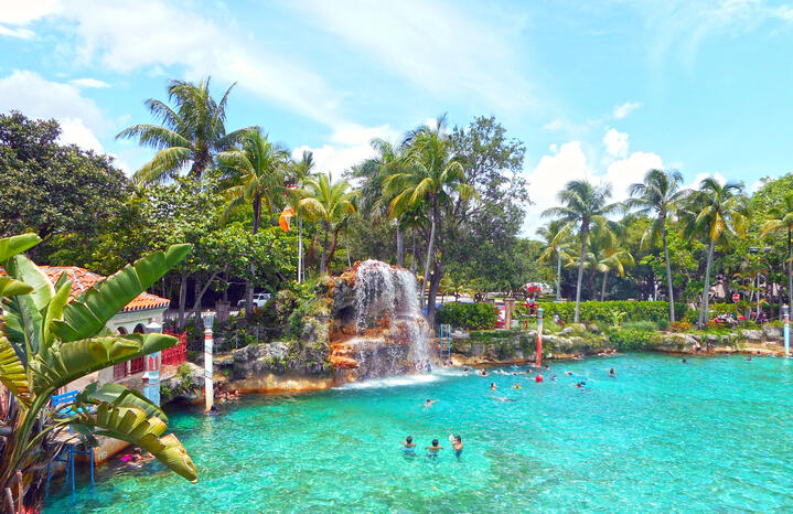 Venetian Pool en Coral Gables, Miami