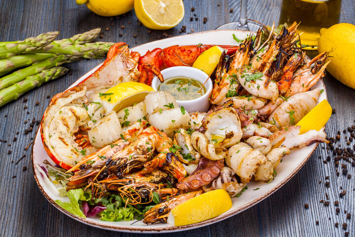 Seafood dish