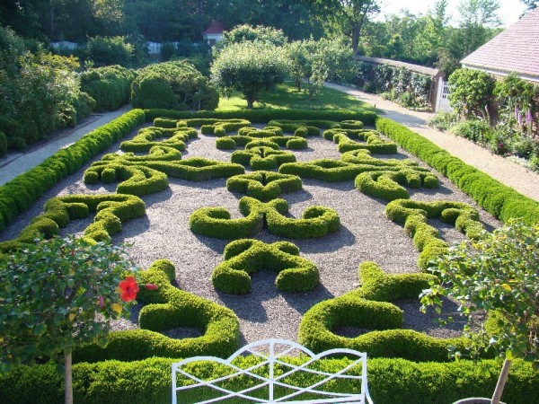 One of the gardens at Mount Vernon. Image credit: George Washington's Mount Vernon website.