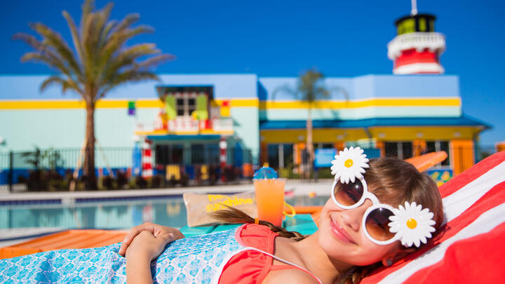 Legoland Beach Sunbathing