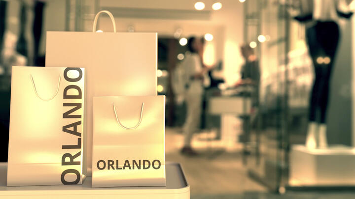 De compras en Orlando cuando llueve